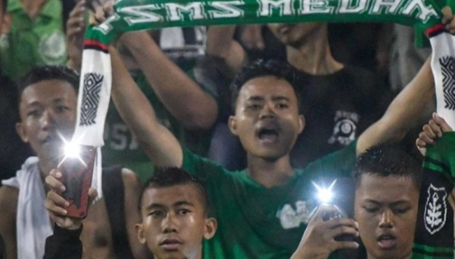 Ilustrasi suporter PSMS Medan. [Int]